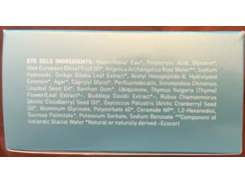 Skyn Iceland Hydro Cool Firming Eye Gels, Hexapeptide Technology, 16 Count