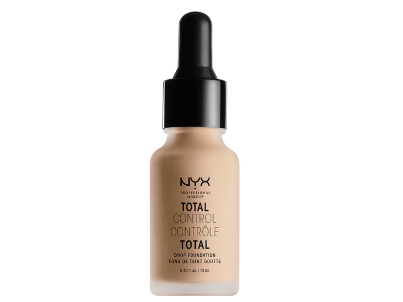 Nyx Professional Makeup Total Control Pro Drop Foundation , Natural, 0.43 fl oz / 13 mL