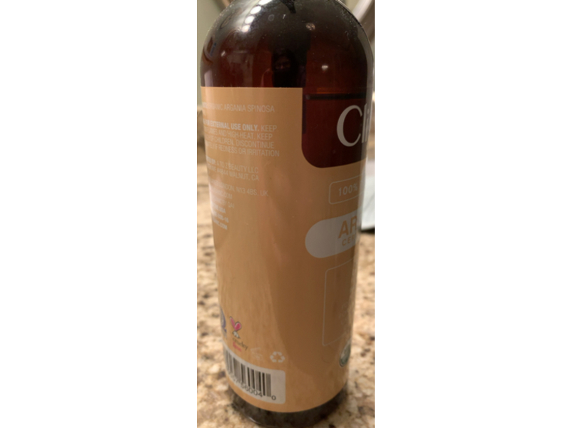 Cliganic 100% Pure & Natural Argan Oil, 16 fl oz/473 mL