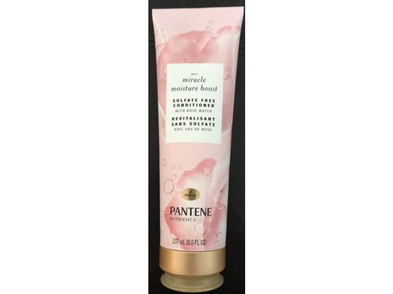 Pantene Pro-V Miracle Moisture Boost Sulfate Free Conditioner, Rose Water, 8.0 fl oz/237 mL