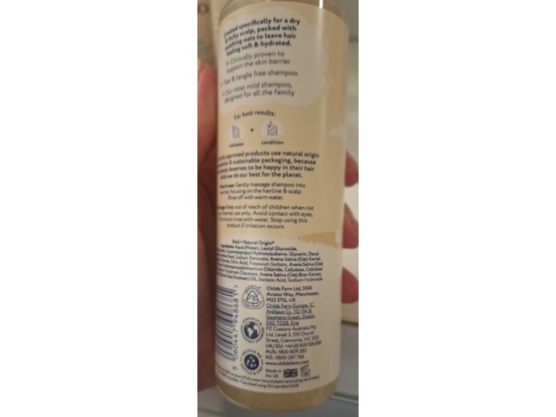 Child's Farm Oat Derma Shampoo, 250 mL