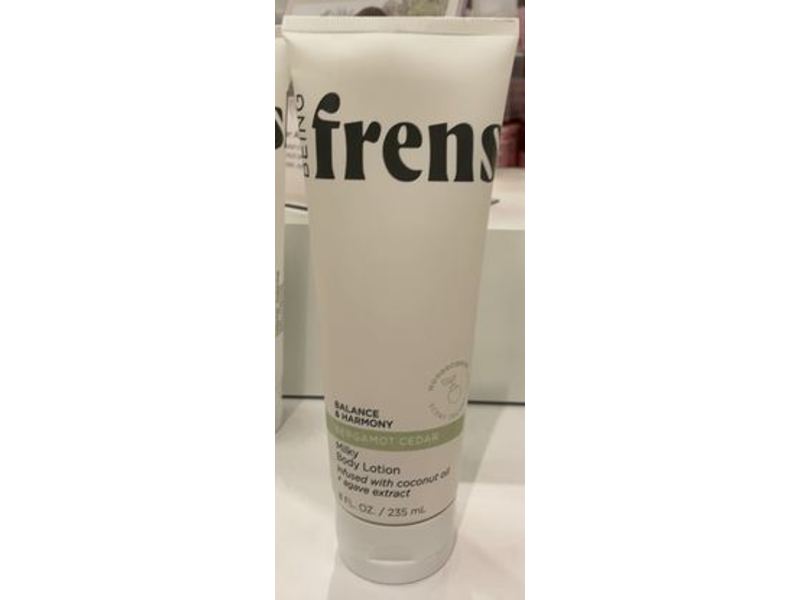 Being Frenshe Balance & Harmony Bergamot Cedar Milky Body Lotion, 8 fl oz/235 mL