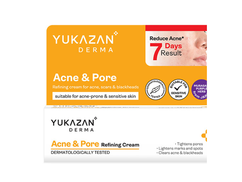 Yukazan Derma Acne & Pore Refining Cream, 5 mL
