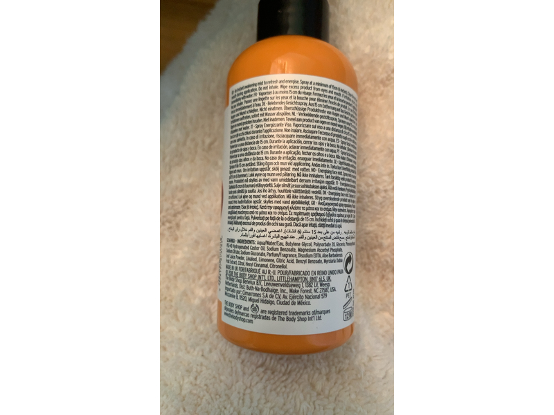 The Body Shop Energising Face Mist, Vitamin C, 3.3 fl oz/100 mL