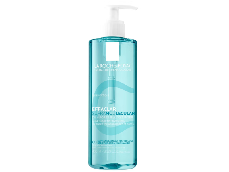 La Roche-Posay Effaclar Supramolecular Oil & Pores Jelly Cleanser, 13.52 fl oz/400 mL