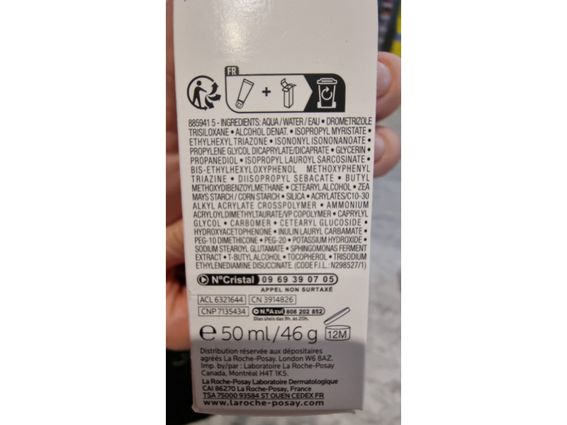 La Roche-Posay Toleriane Rosaliac Moisturizer, Innovation, SPF 30, 50 mL