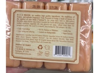 A La Maison Bar Soap, Orange Bergamot, 3.5 fl oz/100 g, Pack Of 4 - thumbnail 3