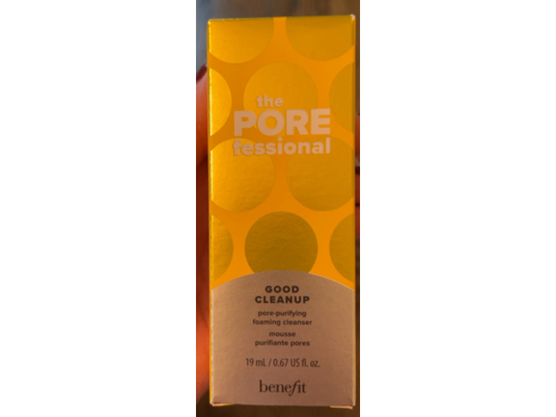 Benefit The Pore Fessional Good Clean Up Pore Purifying Foaming Cleanser, 0.67 fl oz/19 mL