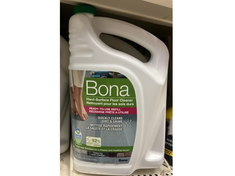Bona Hard-Surface Floor Cleaner, 128 fl oz/3.78 L, 4 Pack