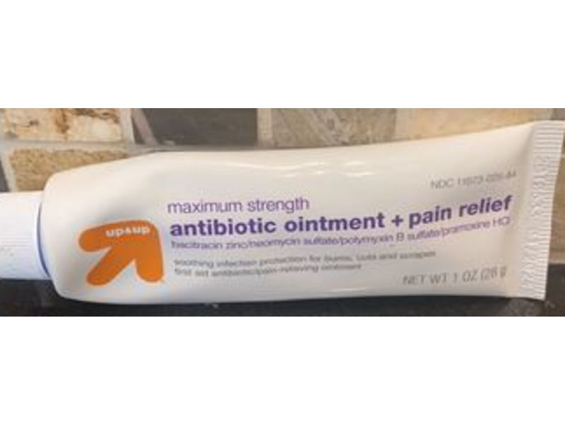 Up&Up Maximum Strength Antibiotic Ointment + Pain Relief, 1 oz/ 28 g