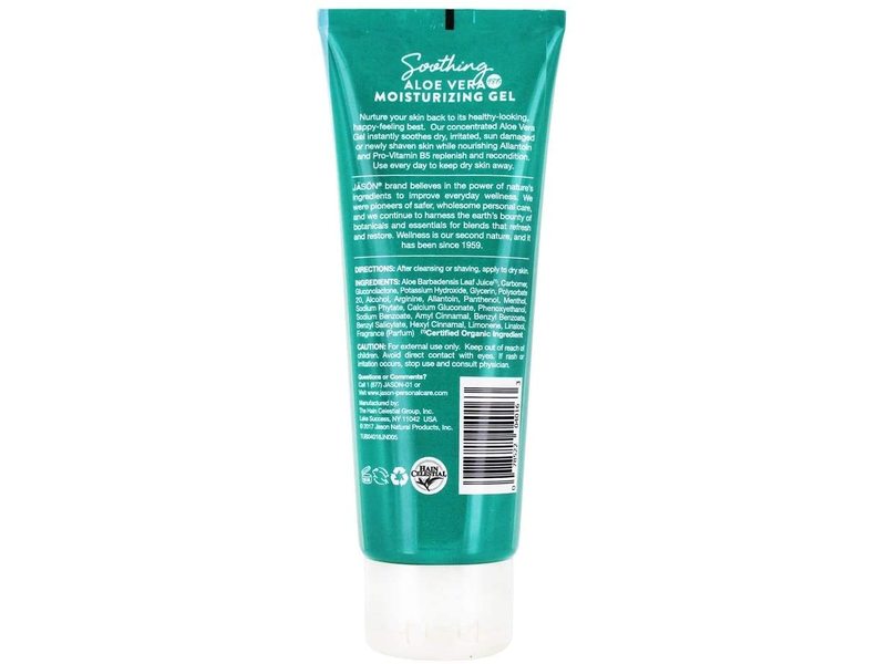 Jason Soothing Moisturizing Gel, Aloe Vera, 4 oz/113 g