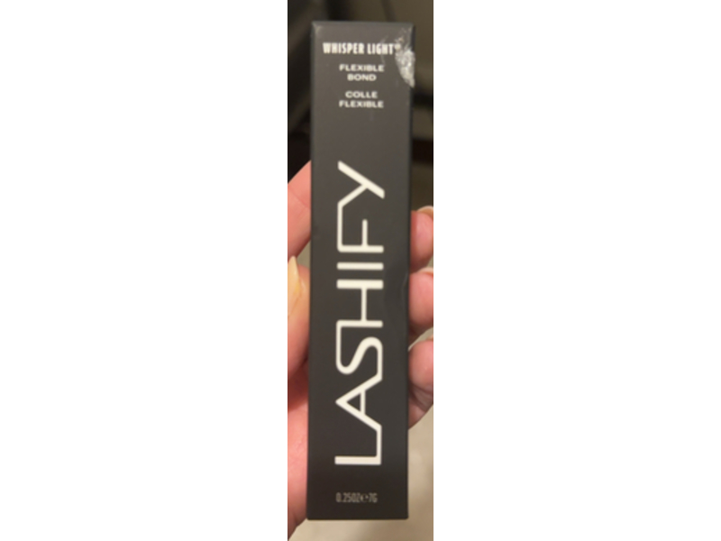 Lashify Whisper Light Flexible Bond Eyelash Glue, Black, 0.25 oz/7 g