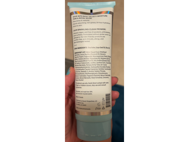 Refreshments Velvety Body Cream, Ginger Splash, 8 fl oz/235 mL