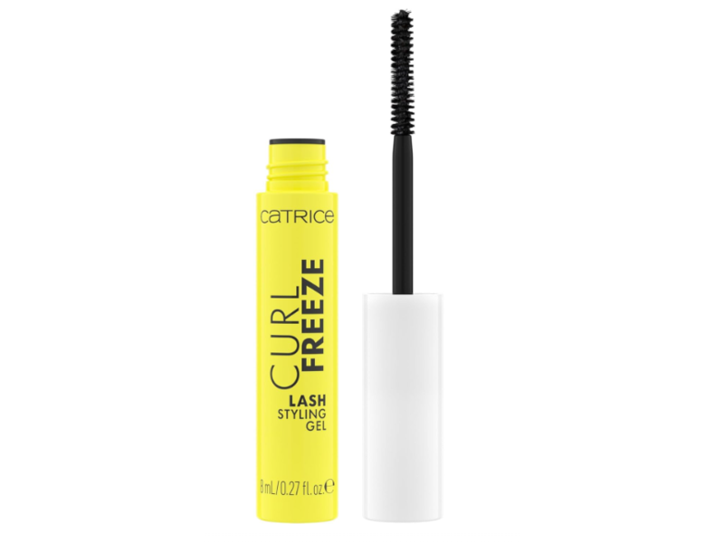 Catrice Curl Freeze Lash Styling Gel, 010 Milky Black Tint, 0.27 fl oz/8 mL