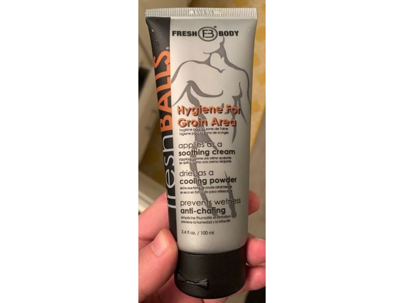 Fresh Balls Fresh body Soothing Cream, 3.4 fl oz/100 mL