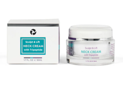 Omni Bioceuticals Sculpt & Lift Neck Cream, Tripeptide, 1.7 oz/50 mL