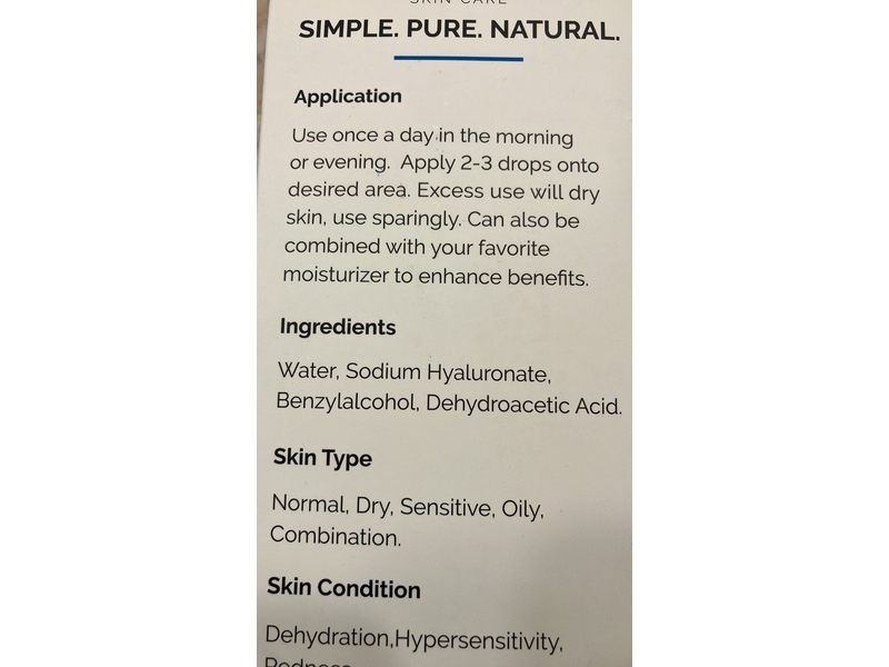 Timeless Hyaluronic Acid 100% Pure Serum, 8 fl oz/240 mL