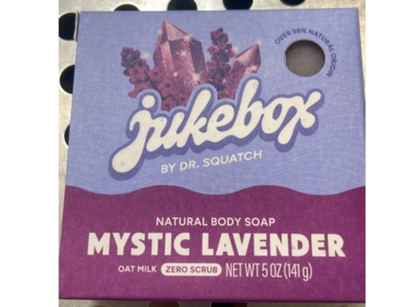 Jukebox By Dr. Squatch Natural Body Soap, Mystic Lavender, 5 oz/141 g
