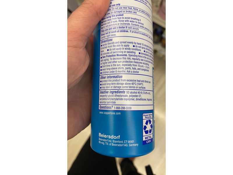 Coppertone Kids Sunscreen Spray, SPF 50, 5.5 oz/156 g