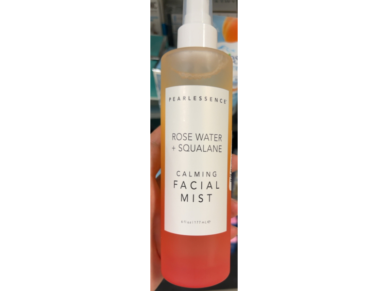 Pearlessence Calming Facial Mist, Rose Water + Squalene, 6 fl oz/177 mL