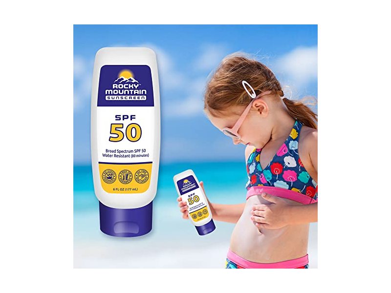 Rocky Mountain Sunscreen Lotion, SPF 50, 6 fl oz/177 mL