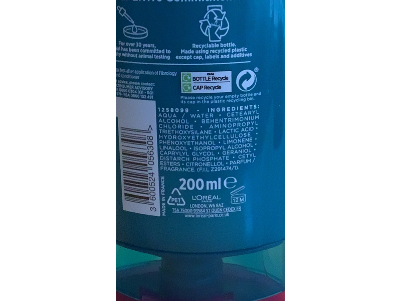 L'Oreal Paris Elvive Fibrology Thickening Conditioner, Filloxane, 200 mL