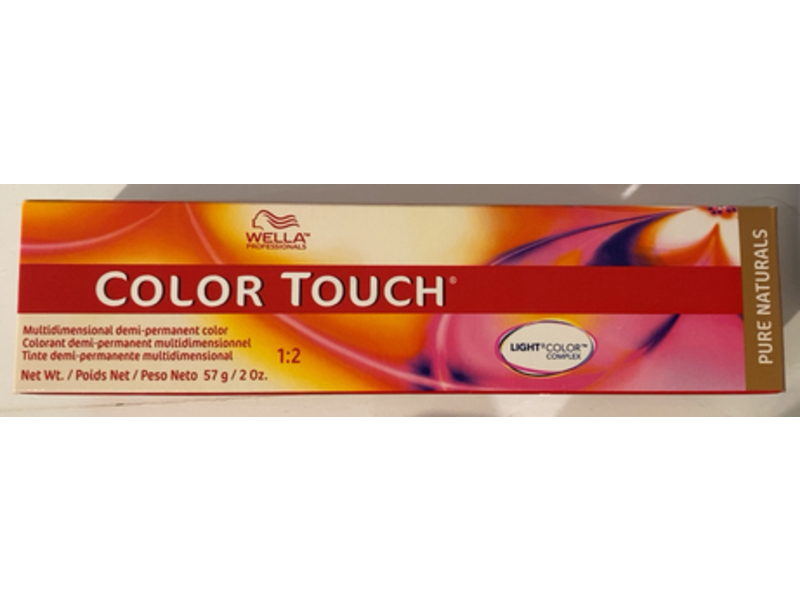 Wella Professionals Color Touch Multidimensional Demi-Permanent Color, 4/0 Medium Brown/Natural, 2 oz/57 g