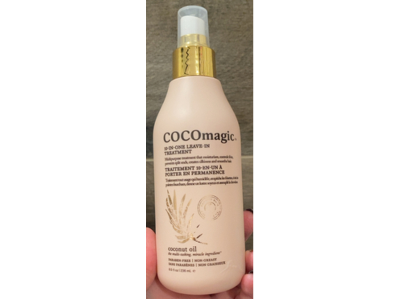 Cocomagic 10-In-1 Leave-In Treatment, Coconut Oil, 8.0 fl oz/236 mL