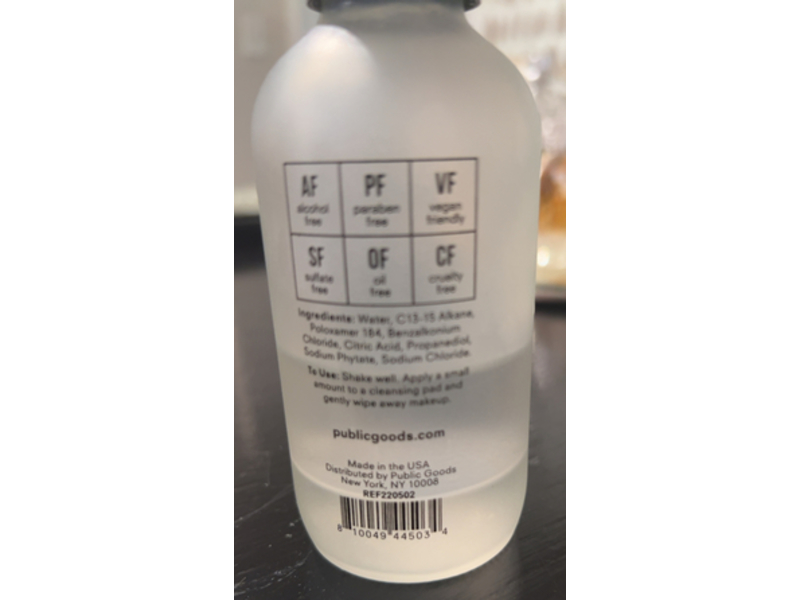 Public Goods Micellar Water, 4 fl oz