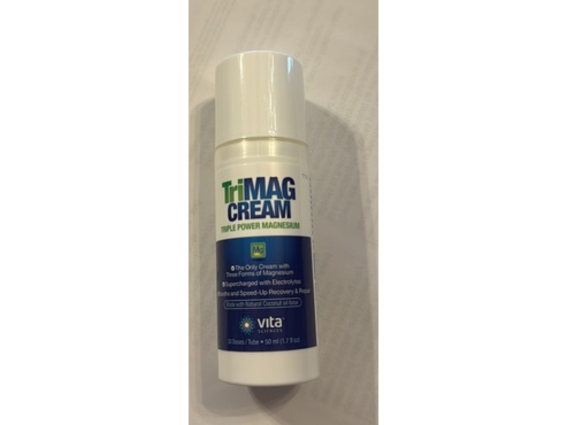 Vita Science TriMag Cream Triple Power Magnesium Cream, 1.7 fl oz/50 mL
