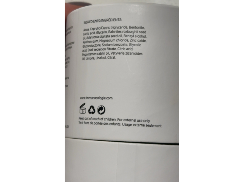 Immunocologie Vital Oligo Science Oxygen Treatment Creme, 1.7 oz/50 mL