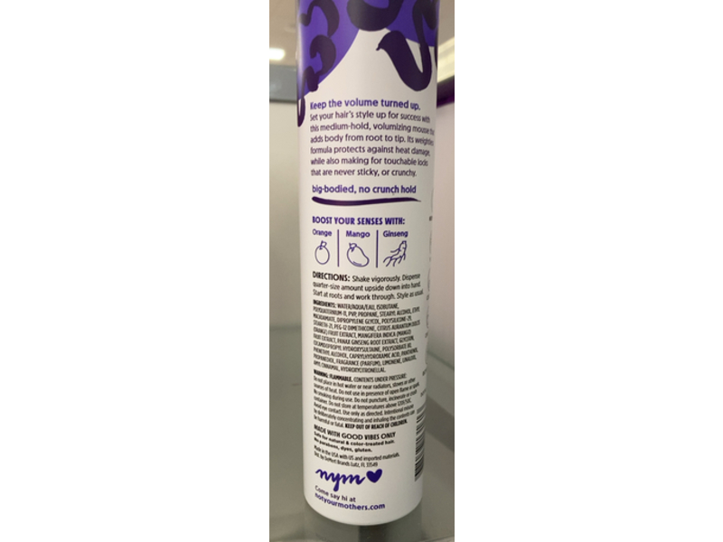 Not Your Mother's Volumizing Plumo For Joy Mousse, 7 oz/198 g