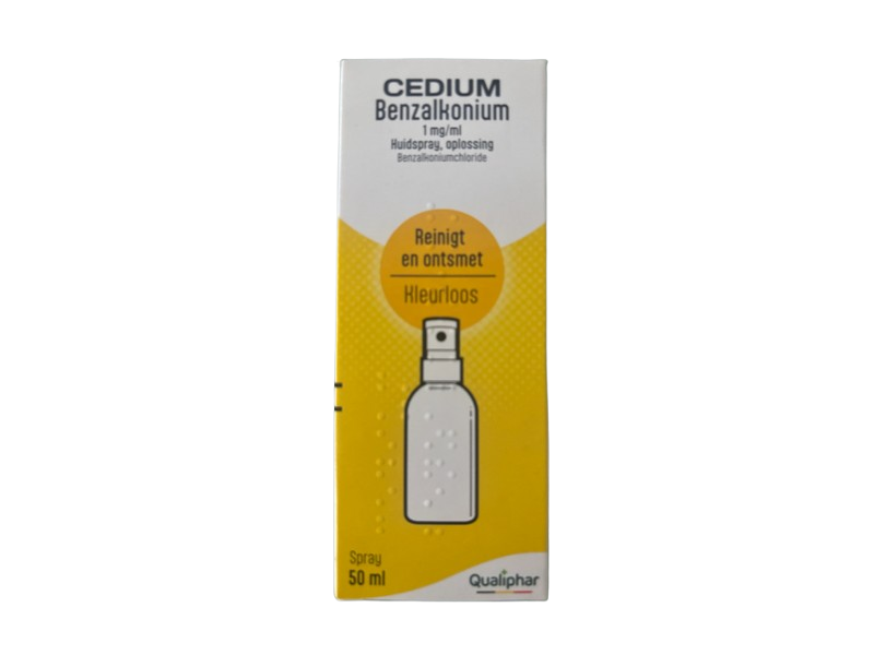 Qualiphar Cedium Benzalkonium Spray, 50 mL