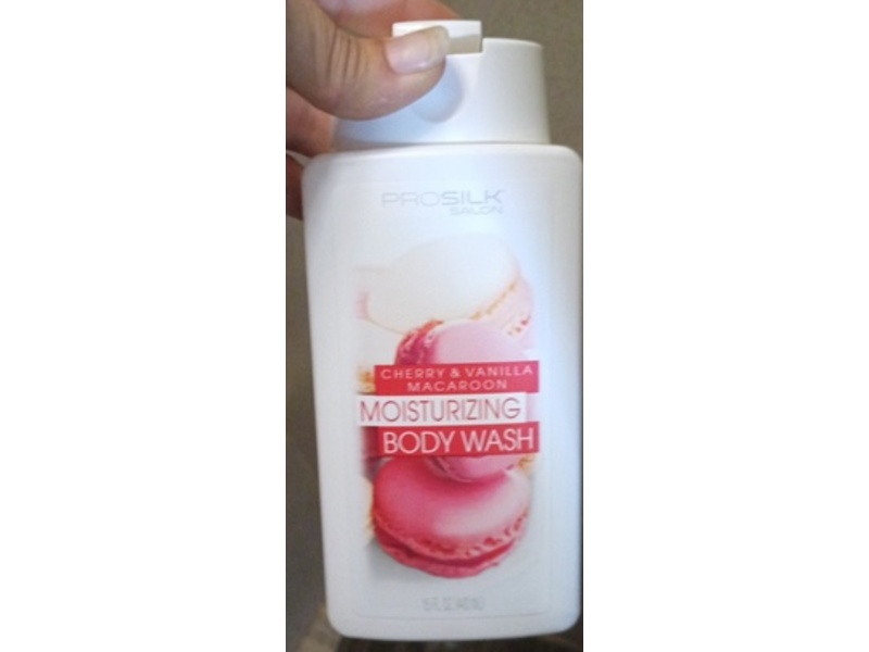ProSilk Salon Moisturizing Body Wash, Cherry & Vanilla Macaroon, 15 fl oz/443 mL