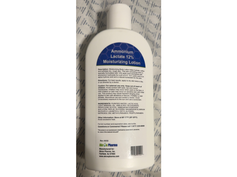 Medpura Ammonium Lactate 12% Moisturizing Body Lotion, 14 oz/400 g
