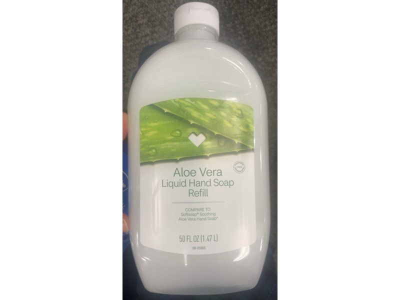 CVS Health Liquid Hand Soap Refill, Aloe Vera, 50 fl oz/1.47 L