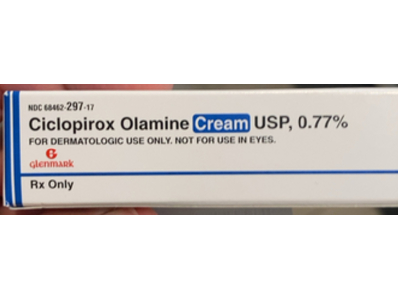 Ciclopirox Olamine Cream 0.77%, 15 g, Glenmark (Rx)