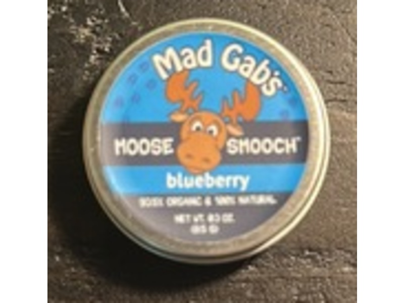 Mad Gab's Moose Smooch Lip Balm, Blueberry, 0.3 oz/8.5 g
