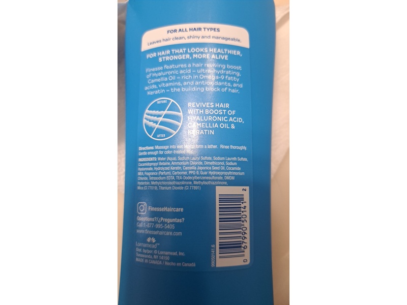 Finesse Restore+Strengthen Normal Shampoo, 13 fl oz/384 mL