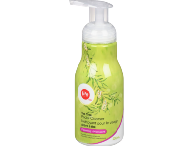 Life Brand Foaming Facial Cleanser, Tea Tree, 236 mL