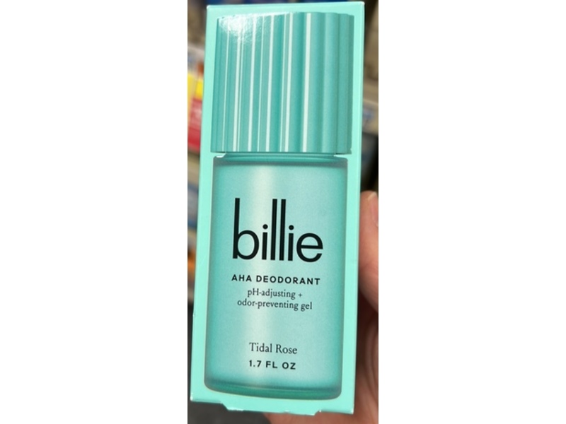 Billie AHA Deodorant pH Adjusting + Odor-Preventing Gel, Tidal Rose, 1.7 fl oz