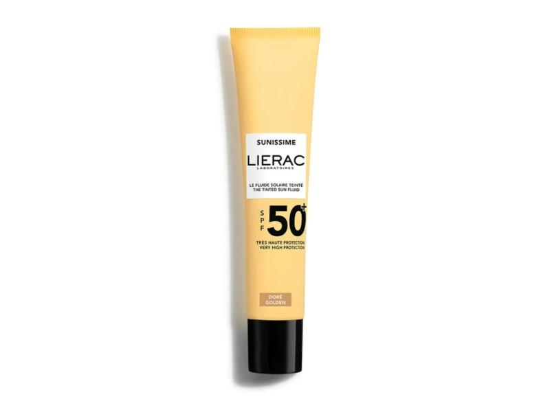 Lierac Sunissime Tinted Face Sun Fluid, Golden SPF 50+, 1.35 fl oz/40 mL