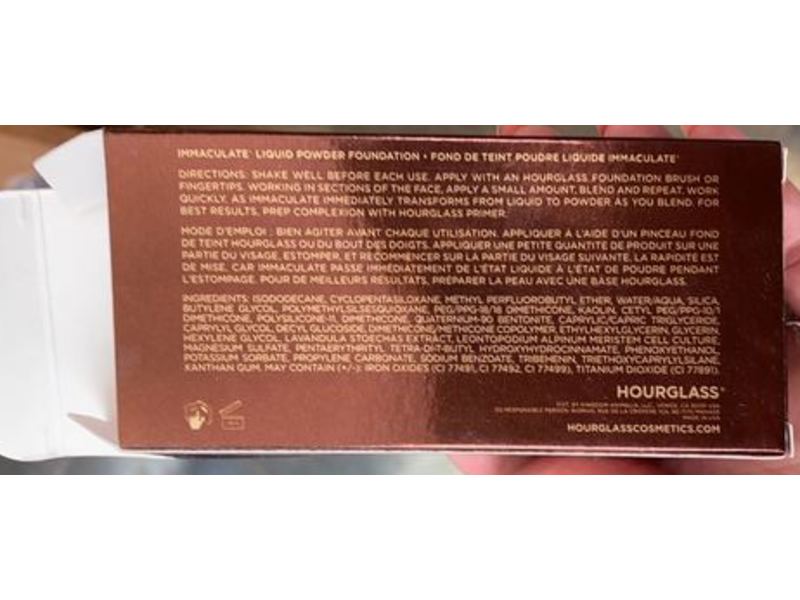 Hourglass Immaculate Liquid Powder Foundation, Nude, 1 fl oz/30 mL