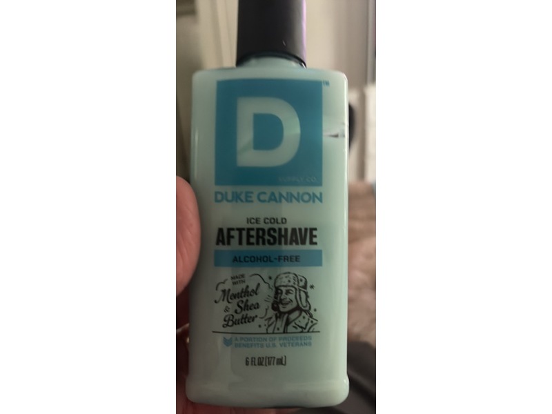 Duke Cannon Aftershave, Ice Cold, 6 fl oz/177 mL