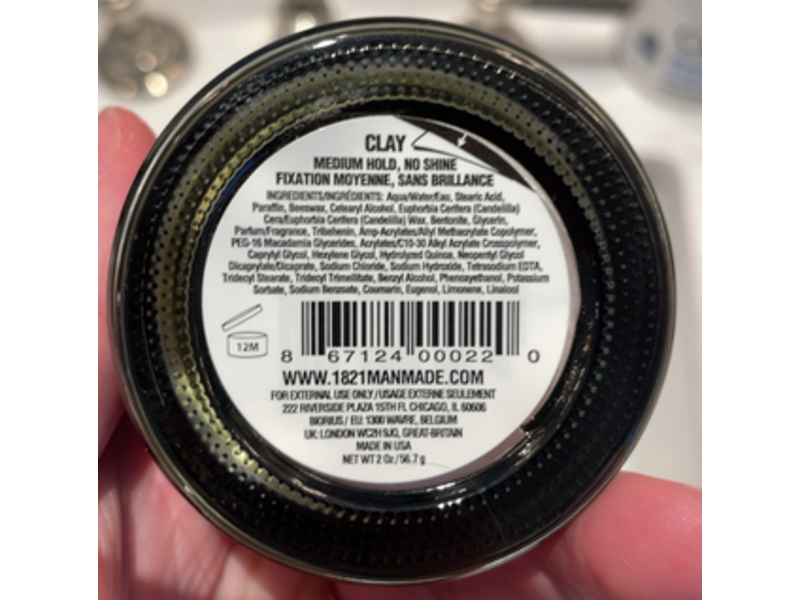 18.21 Man Made Clay, Sweet Tobacco, 2 oz/56.7 g