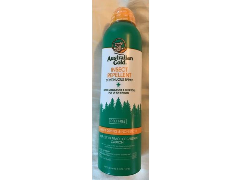 Australian Gold Insect Repellent Continuous Spray, 5.5 oz/157 g