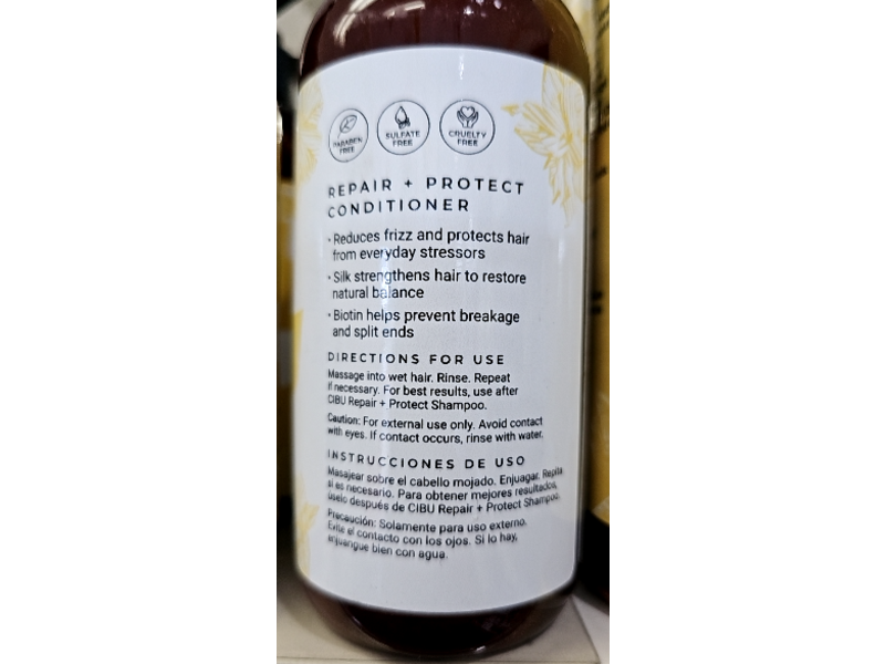 Cibu Repair + Protect Conditioner, 11.83 fl oz/350 mL