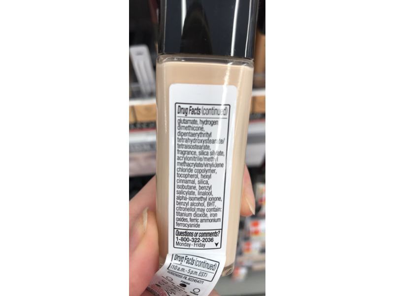 L'Oréal Paris Infallible Fresh Wear Foundation, 400 Pearl, SPF 25, 1 fl oz/30 mL