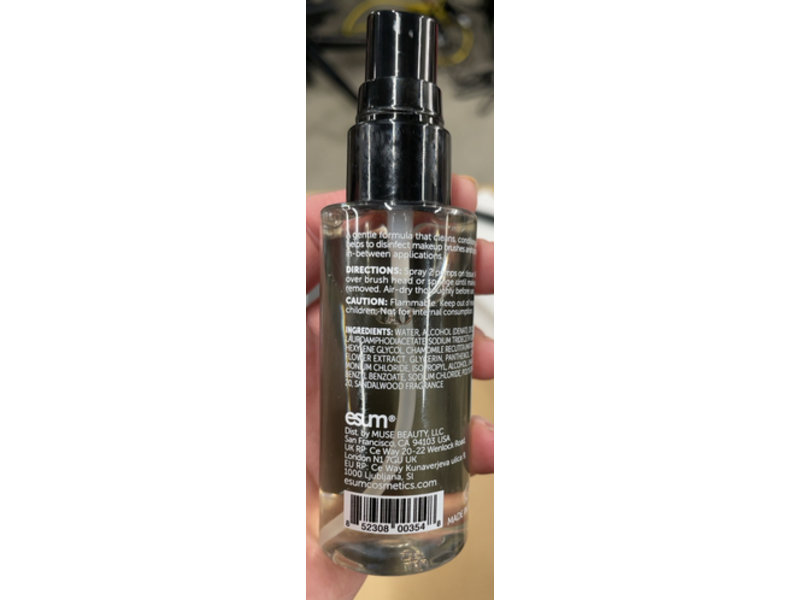 Esum Gentle Brush Cleaner, 2 fl oz/59 mL