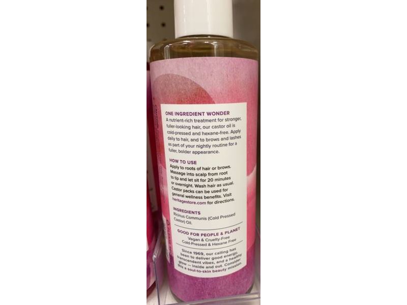 Heritage Store Castor Oil Nourishing Treatment, 8 fl oz/237 mL
